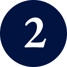 Number two in a bold circular design.